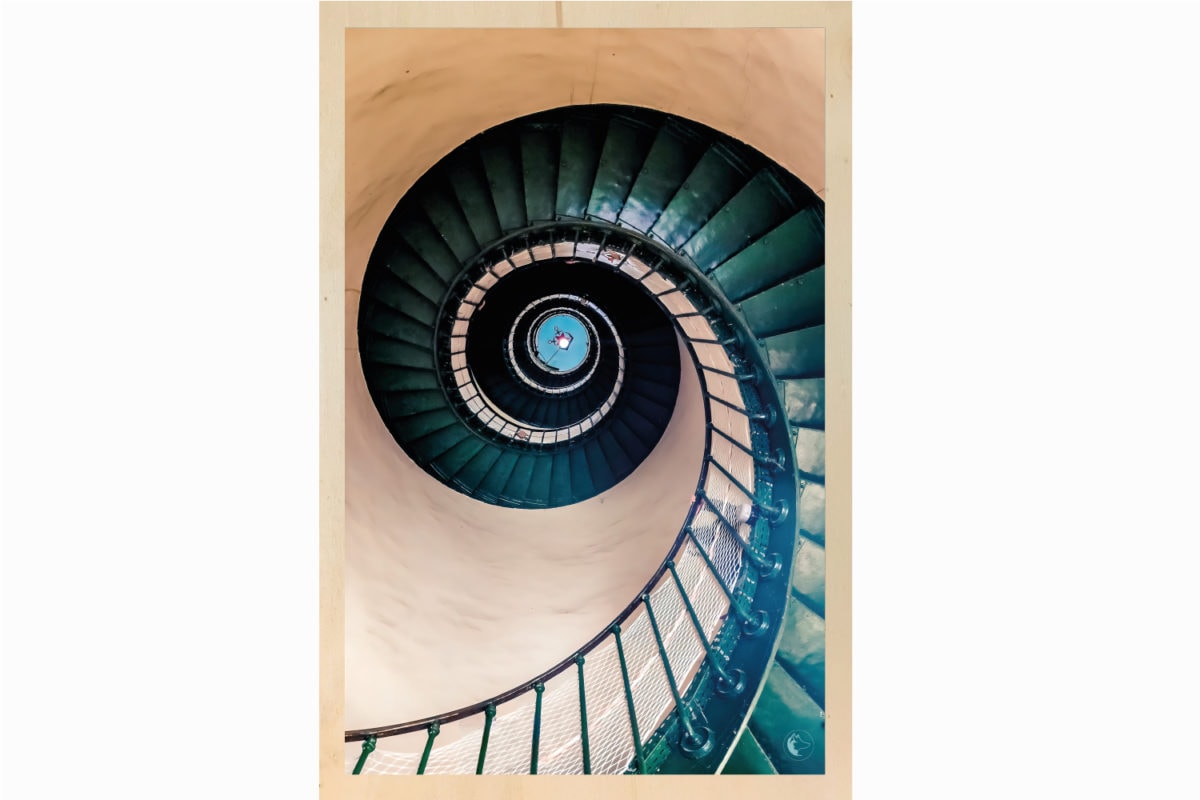 Escalier_de_Contis_impression_sur_bois_l_oeil_du_goupil